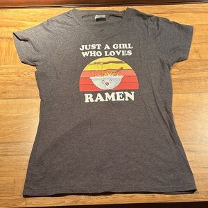 Port and Company Gray Ramen Graphic Tee